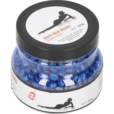 Perles de cire épilatoire dure à l'extrait végétal pour visage, aisselles et jambes - 250g (1/5)