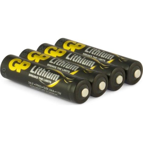 gp-batteries 07015LF-C Batterie al litio nere AA (1/2)