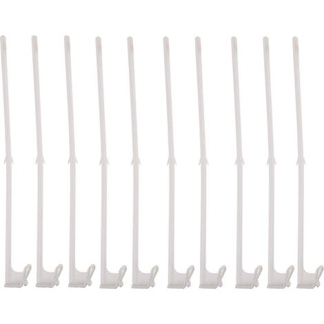 Lot de 10 supports de drapeau pour vitre de voiture, clips de fixation et porte-drapeau pour camion (sans drapeau) - FFY (1/2)