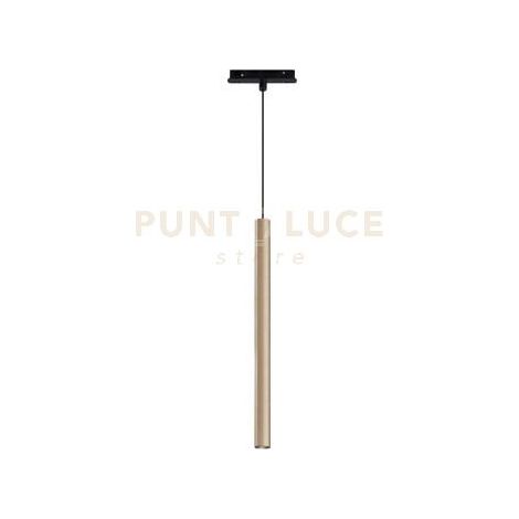 SOSPENSIONE TUBO/GRANDE PER BINARIO MAGNETICO ORO LED 3000K 468LM 6W