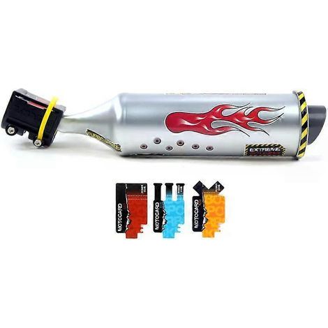 HONORNIC - Système d'échappement à rayons pour moto turbo, système d'échappement pour VTT, rayons anti-rayures, outils d'échappement pour vélo à turbine (1/5)