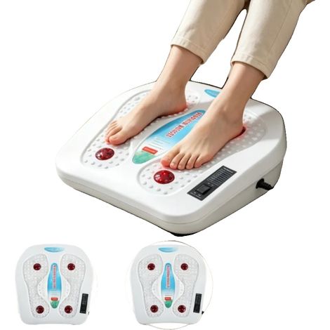 Massaggiatore per piedi, in ABS di alta qualità, con intensità di vibrazione regolabile, design compatto, adatto alla maggior parte delle misure di piede e presa di corrente affidabile. (1/5)