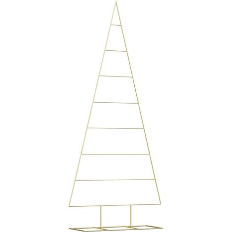 Arbre de Noël Sapin de Noël en métal Doré 211 cm Acier peint par poudre (1/5)