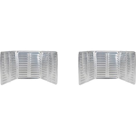 2x Aluminium-Spritzschutzdeckel für Speiseöl, Verbrennungsschutz, A (1/5)