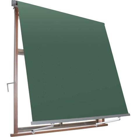 TENDA DA SOLE A CADUTA BALCONE BRACCETTI BRACCI ESTERNO 1 x 2,5 M VERDE 584 VE