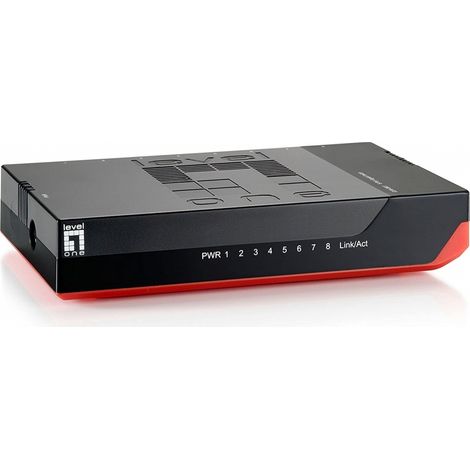 LevelOne Switch 8x GE GSW-0807 Kunststoff