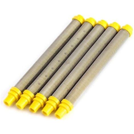 BUNTHAUS 100-Mesh-Filterelemente für Airless-Farbspritzpistolen, 5 Stück