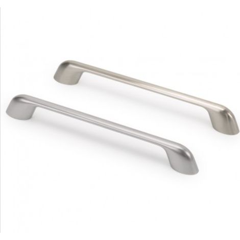 Tirador Profab 1830 - Niquel cepillado. 247x20/11x31mm. Entrepuntos 192/224mm. (1/2)