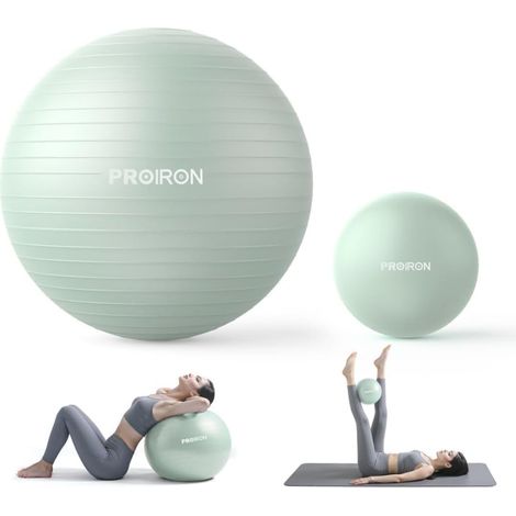 Balles d'exercices Lot de 2 Fitness Ballon Grossesse,Swiss Ball (1/5)