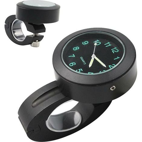 Montre étanche pour Horloge Digitale guidon de moto Montre universelle pour guidon de moto 7/8in -1in Glow Watch Montre universelle pour moto Guidon de moto Bicyc (1/5)