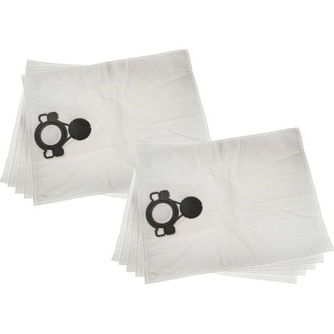Più di 10 sacchetti compatibili con l'aspirapolvere Nilfsk107419593ATTIX33/44VL200Aero 20/21Aero 25/26/31VC2010L/VC2511LVC2512L/VC3011L, acciaio inox - 55,3 cm x 42 cm, Bianco (1/5)