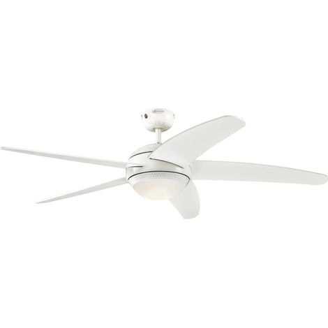 Ceiling Fan Bendan White with LED & Remote