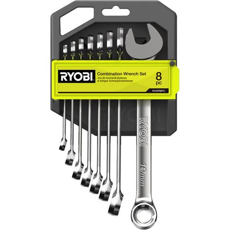 Ryobi Combination Wrench Set (8pc) RHWR8PC