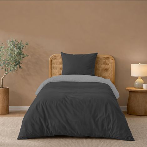 Housse de Couette 140x200 avec 1 Taie d'oreiller 65x65 cm (1/5)