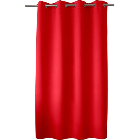Rideau occultant OBSKUR 140 x 180 cm coloris ROUGE