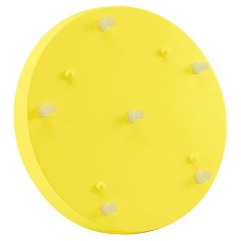 Lampenrosette Keramik 6x1 Gelb (1/4)