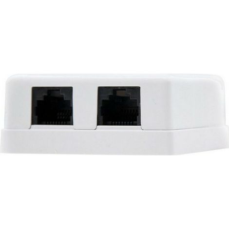 Roseta Superficie Red NANOCABLE 10.21.1502 Blanco (1/4)