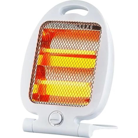 Calefactor portátil pequeño, calefactor de ventilador para interiores, modelo de escritorio de bajo consumo energético. (1/5)