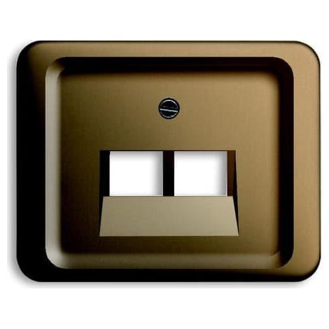 Enjo Double Rj45 Alpha Bronze 2CKA001753A8493 ABB 582806