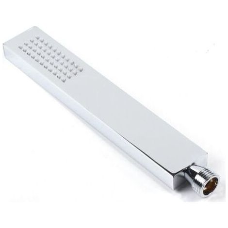 Rectangular Shower Head Square Shower Head High Pressure Square Shower Head, Brass Handheld Shower Head Brass Handheld Shower Head (Without Hose) (1/4)