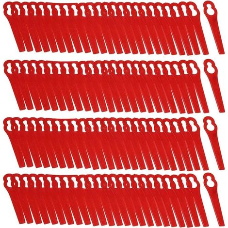 Set da 100 lame in plastica di ricambio per tagliabordi florabest lidl frta 20 a1 fat 18b3 frt18a (1/5)