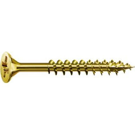 Spax Universalschraube 5 x 110 mm Senkkopf Kreuzschlitz Z Teilgewinde 4CUT YELLOX A2L 200 Stk