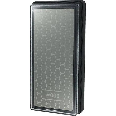 CPSARKV Double Sided Diamond Sharpening Stone, Honeycomb Surface Plate with Non-Slip Base for Scissors Knives, Outdoor Kitchen Sharpening Tools (600/1200 Grit)