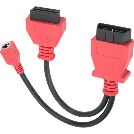Adaptateur de câble OBD2 Tbest, câble de programmation, connecteur Ethernet, câble adaptateur de diagnostic OBDII pour Autel MS908 PRO, MS908S PRO, MaxiSys Elite IM608 pour châssis F (1/5)