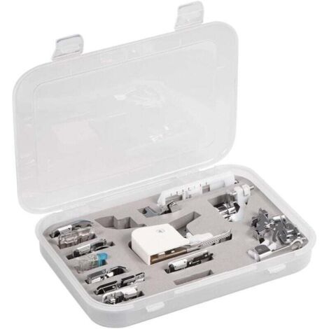 15 pièces Machine à coudre pieds-de-biche ensemble Kit de pied de marche pour frère chanteur Machine à coudre domestique - Bricolage ›Outillage à main et électrique› Outillage à main ›Outillage de m