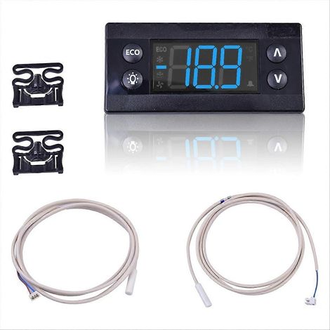 Kit de régulateur de température Erc112C, régulateur de réfrigération électronique avec capteur compatible avec 080G3491 (1/5)