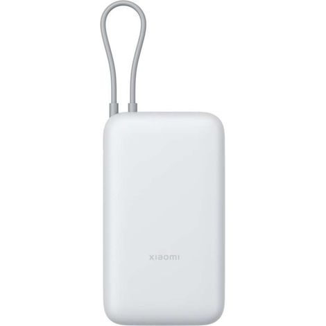 Xiaomi Powerbank 20000mAh (mit integriertem Kabel) Hellgrau 1 Stück. (1/4)