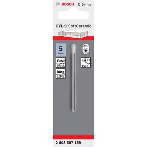 BROCA PARA VIDRIO Y CERÁMICA CYL-9 SOFTCERAMIC 570MM - B 2608587159