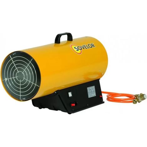 [JAMAIS UTILISÉ] Sovelor - Chauffage air pulsé mobile gaz propane à combustion directe allumage automatique 220W - BLP73E