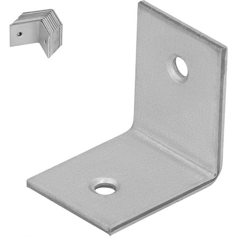 KOTARBAU® Zimmermannswinkel-Konstruktionsverbinder, Edelstahl, verzinkt, 30 x 30 x 25 mm, 12er-Set