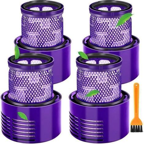 KLVGTIFS PU – Filter für Dyson V10 und SV12 – CALDION – 4er-Pack – Hochwertige und hocheffiziente Filtration (1/5)