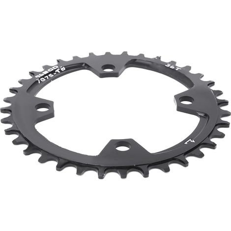 Plateau de Vélo Durable, étroit et Large, Anneau de Chaîne de Réparation pour Vélo de Montagne, Alliage D'aluminium 96BCD 32T Noir pour Pièce de Réparation (36T) (1/5)