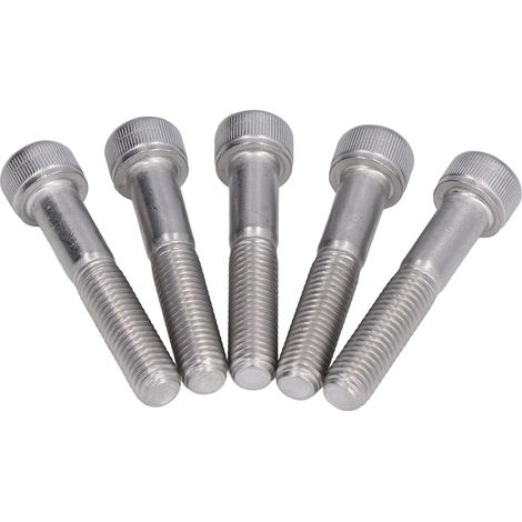 10 Vis à tête hexagonale creuse A4-80 en inox pour équipements industriels M10x60 - Pack de 10 (1/5)
