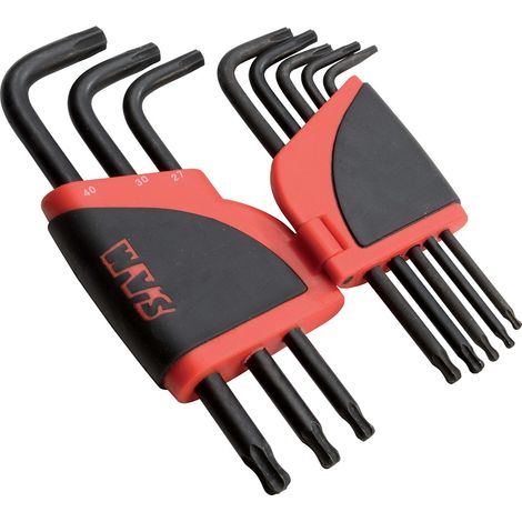 Râtelier de 8 clés mâles longues Torx à tête sphérique 9 à 40 SAM OUTILLAGE 66 R8AL (1/2)