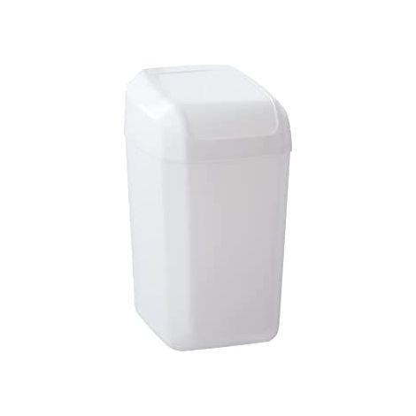 Denox troya cestino con coperchio ribaltabile 15l white (1/3)