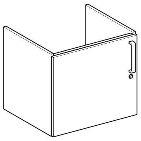 GE Bambini US für WT, mit 1 Tür Breite 60cm weiß (1/4)