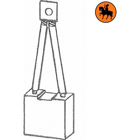 Ensemble de 4 balais de charbon TOYOTA 14176-11170E 14x40x27mm