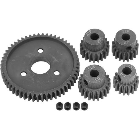 Compatible avec les pignons principaux 54T, 16T, 18T, 20T, 21T et 32P pour voitures télécommandées 2WD. (1/5)