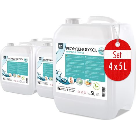 4x 5 L Propylenglykol 99,5% in Pharmaqualität