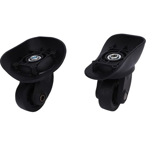 DIY Replacement Luggage Wheels, Repair Kit, Couchons Wheels, Travel Wheels, Accessories for Diplomate TC284 TC294, ABS Black, Universal, Silent (1/5)