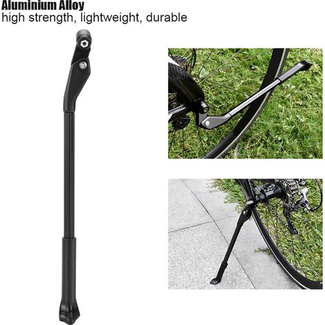 Support latéral réglable en aluminium pour vélo VTT 24-29 pouces, accessoire de stationnement stable pour vélo de route 700C. (1/5)