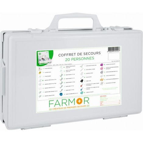 Coffret de secours 20 personnes FARMOR -FAR 2520 PP (1/2)