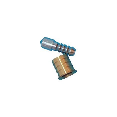Renfort de paumelle Guitel 4648000 - Tenon 11 mm, 2 goupilles + 2 bagues laiton