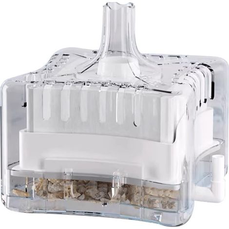 Filtre pour aquarium compact avec éponge, équipé de charbon actif amovible (1/4)
