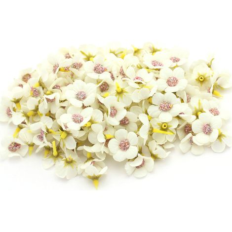 Fleur Artificielle - 100 Pièces - Diamètre 2,5 cm - Pour Décoration Maison Mariage Fête Accessoire DIY (1/5)
