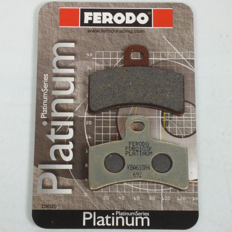 Plaquette de frein Ferodo pour Moto Gas gas 125 Pampera 2002 à (1/2)